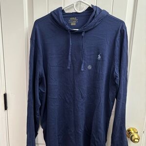 Polo by Ralph Lauren Men's Blue Hoodie Shirt